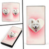 Samoyed Dog Print Women's Leather Wallet