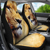 Lion Face Print Car Seat Covers