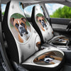 Cute Boxer Dog Print Car Seat Covers