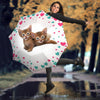 Cute Abyssinian Cat Print Umbrellas