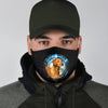 Rhodesian Ridgeback Dog Print Face Mask