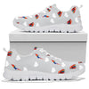 Scarlet macaw Parrot Print Sneakers