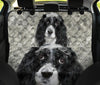 English Springer Spaniel B&W Print Pet Seat Covers