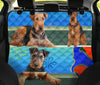 Cute Airedale Terrier Print Pet Seat Covers