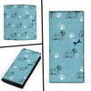 Sealyham Terrier Patterns Print Women's Leather Wallet