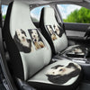 Cute Old English Sheepdog Print Car Seat Covers