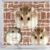 Lovely Roborovski Hamster Print Shower Curtains