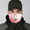 Cute Samoyed Dog Print Face Mask