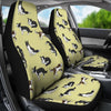 Amazing Border Collie Pattern Print Car Seat Covers