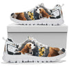 Animated Beagle Dog Print Running Shoes