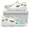 Tench Fish Print Sneakers