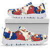 [AI Generated] Basset Hound From Texas Print Sneakers