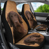 Flat Coated Retriever Print Car Seat Covers