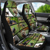 Yorkie Collage Print Car Seat Covers