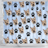 Cairn Terrier Print Shower Curtain
