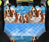 Basset Hound On Mount Rushmore Print Pet Seat covers