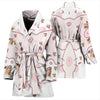 Labrabull Dog Print Women's Bath Robe