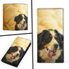 Cute Bernese Mountain Dog Print Women's Leather Wallet