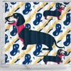 [AI Generated] Dachshund From Washington Print Shower Curtains