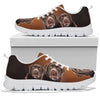 Chocolate Labrador Print Running Shoes