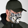 Alaskan Malamute Face Print Face Mask