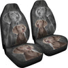 Weimaraner Print Car Seat Cover