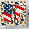 [AI Generated] Chihuahua From Pennsylvania Patterns Print Shower Curtains