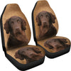 Flat Coated Retriever Print Car Seat Covers