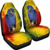 Hyacinth Macaw Print Car Seat Covers