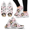 English Shepherd Paws Print Sneakers