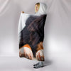 Australian Shepherd DogPrint Hooded Blanket