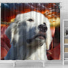 Great Pyrenees Print Shower Curtains