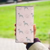 Great Dane Dog Patterns Print Women's Leather Wallet