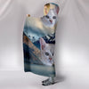 Burmilla Cat Print Hooded Blanket