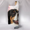 Greater Swiss Mountain Dog Print Hooded Blanket