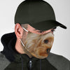 Yorkie Face Print Face Mask