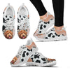 Shih Poo Dog Print Sneakers