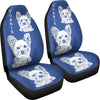 Yorkie Dog Print Car Seat Covers