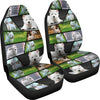 Westie Collage Print Car Seat Covers