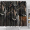 Belgian Tervuren Dog Print Shower Curtain