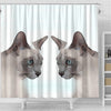 Tonkinese cat Print Shower Curtain