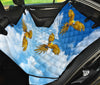 Cute Blue And Yellow Macaw Print Pet Seat Covers