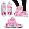 Cute Snowshoe Cat Print Sneakers