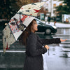 Boston Terrier With Guitar Print Umbrellas