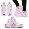 Snowshoe Cat in Heart Print Sneakers