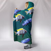 Cynotilapia Afra Fish Print Hooded Blanket