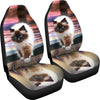 Amazing Walking Himalayan cat Print Car Seat Covers