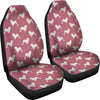 Amazing Lowchen Dog Pattern Print Car Seat Covers