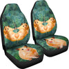 Golden Hmaster Print Car Seat Covers