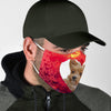 Australian Terrier On Heart Print Face Mask